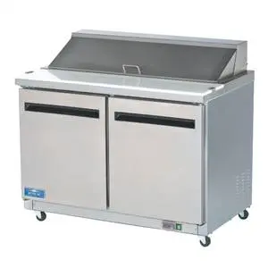 Arctic Air Mega Top 60" Stainless Steel Sandwich / Salad Prep Cooler - AMT60R