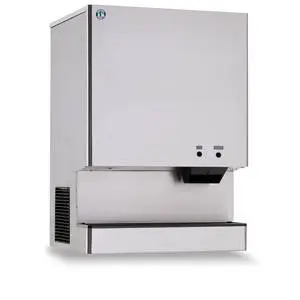 Hoshizaki 800lb Ice Maker Stand Up Water Cooled Ice Dispenser 95lb Bin - DCM-751BWH-OS