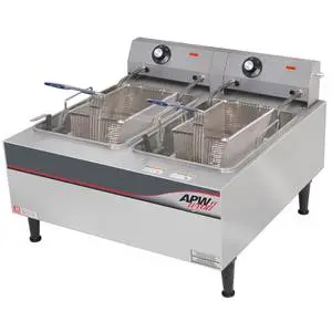 Split Pot Electric Countertop 30lb Fryer