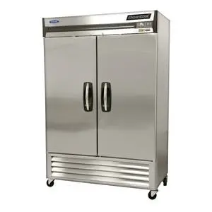 Nor-Lake 49cuft Stainless Steel Two Door Reach In Freezer - NLF49-S