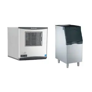 Scotsman 450lb Prodigy Flake Ice Machine Air Cool & 370lb 22" Ice Bin - FS0522A-1 + B322S