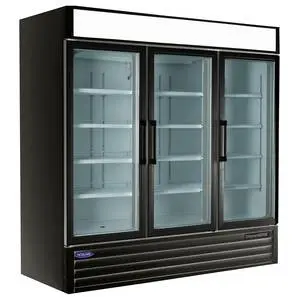 Nor-Lake 70cuft 78in Three Glass Door Refrigerated Merchandiser - NLGR70H-B