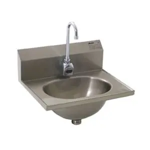 Eagle Group SS Wall Mount Hand Sink Electronic Eye Gooseneck Spout - HSA-10-FE-1X