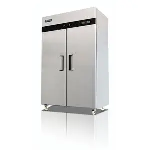 49Cu.ft Stainless Steel Reach In Freezer Double Solid Doors