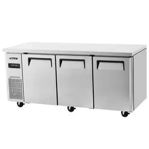 Turbo Air 71in Side Mount Undercounter Dual Temp 3 Door - JURF-72