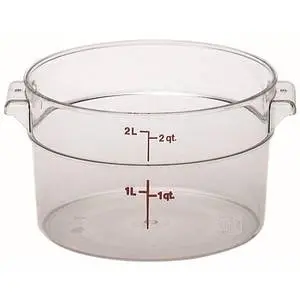 Cambro Round Storage Container Clear 2qt - RFSCW2135