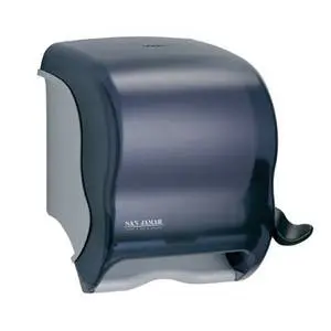 San Jamar Black Lever Action Paper Towel Dispenser - T950TBK