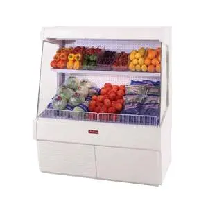 75"x60" Refrigerated Ovation Produce Open Display Case White