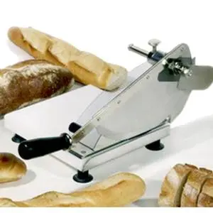 Louis Tellier Bron Coucke Stainless Steel Bread Slicer w/ Adjustable Stop - 703SF1P