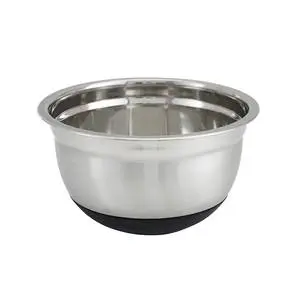 3qt Stainless Steel German Mixing Bowl Mirror Finish