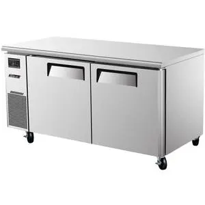 Turbo Air 60in Undercounter Freezer Narrow Depth 2 Door Side Mount - JUF-60N
