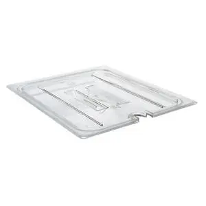 Cambro Camwear 1/2 Size Notched Food Pan Cover With Handle - 20CWCHN135