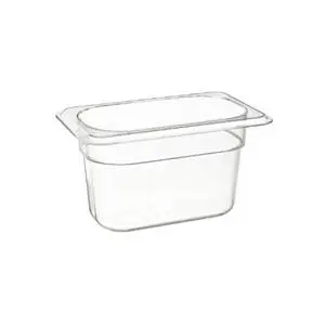 Cambro Camwear 1/9 Size 4in Deep Polycarbonate Food Pan - 94CW135