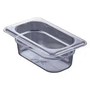 Cambro Camwear 1/9 Size 2.5in Deep Polycarbonate Food Pan - 92CW135