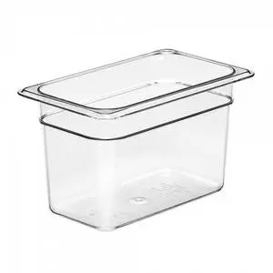 Cambro Camwear 1/4 Size 6in Deep Polycarbonate Food Pan - 46CW135