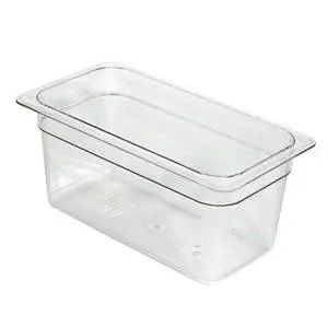 Cambro Camwear 1/3 Size 6in Deep Polycarbonate Food Pan - 36CW135