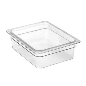 Cambro Camwear 1/2 Size 8in Deep Polycarbonate Food Pan - 28CW135