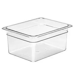 Cambro Camwear 1/2 Size 6in Deep Polycarbonate Food Pan - 26CW135