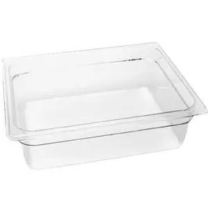 Cambro Camwear 1/2 Size 4in Deep Polycarbonate Food Pan - 24CW135