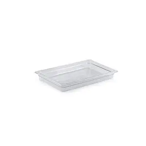 Cambro Camwear Full Size 2.5in Deep Polycarbonate Food Pan - 12CW135