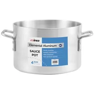 Winco ASSP-20 20qt Professional Amluminum Sauce Pot