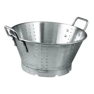 Winco 11qt S/s Heavy Duty Round Colander - SLO-11