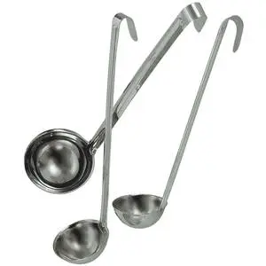 Update International 2oz. S/s One Piece Ladle with 10.5" Handle - LOP-20