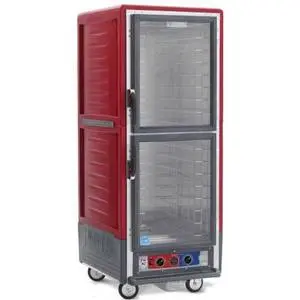 Metro Full Height Heated Holding Cabinet w/ Lip Load Pan Slides - C539-HDC-L