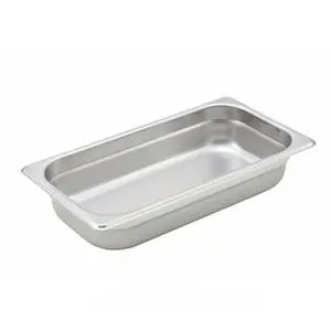 S/s 1/3 Size Steam Table Pan Heavy Weight 2-1/2" Deep