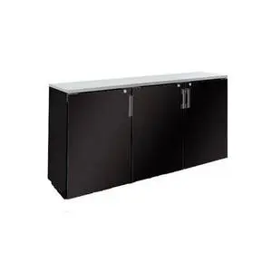 Krowne Metal 72" Back Bar Cabinet w/ Right Hook Up Remote Refrgeration - BR72R