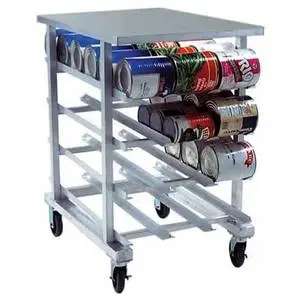 Eagle Group Half Size Welded Aluminum Can Rack with Aluminum Top - OCR-10-4A