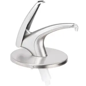 San Jamar Frontline EZ Clean Condiment Pump Silver - P4710