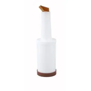 Winco 2qt Brown Bar Drink Mix Pourer - PPB-2B