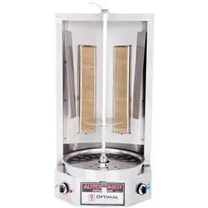 Optimal Automatics Autodoner 65 LB. Capacity Gas Vertical Broiler & Rotisserie - 3PG