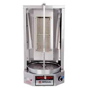 Optimal Automatics Autodoner 35 LB. Capacity Gas Vertical Broiler & Rotisserie - 3PGM