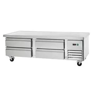 Arctic Air 74" Stainless Steel Refrigerated Chef Base - ARCB72