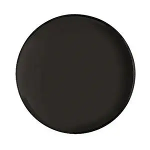 Cambro Case of 12 - 16" Round CamTread Serving Tray Black - 1550CT110