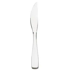 Browne Foodservice 9.25" Stainless Steel Modena Serrated Steak Knife - 1 dz - 503012