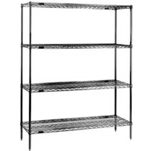 Eagle Group Red-i-Pak 48"Wx24"Dx63"H 4 Tier Chrome Coated Shelving Unit - 2448C63-X