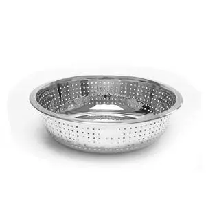 Thunder Group 11" Diameter Stainless Steel Chinese Colander - SLCIL11S