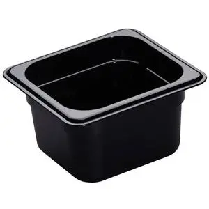 Cambro H-Pan 1/6 Size 4in Deep Hi-Temp Plastic Food Pan - 64HP110