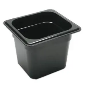 Cambro H-Pan 1/6 Size 6in Deep Hi-Temp Plastic Food Pan - 66HP110