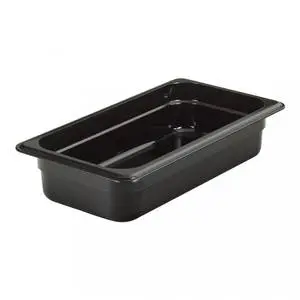 Cambro H-Pan 1/3 Size 2.5in Deep Hi-Temp Plastic Food Pan - 32HP110