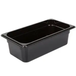 Cambro H-Pan 1/3 Size 4in Deep Hi-Temp Plastic Food Pan - 34HP110