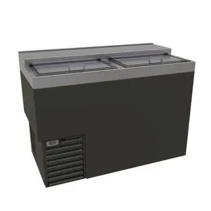 Glastender 48" W x 24" D Flat Top Deep Well Bottle Cooler - ST48-B