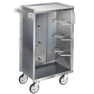 17-5/8"x27-3/4"x42-7/8" Enclosed Bussing Cart Cabinet