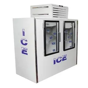 Fogel 76" Indoor Ice Merchandiser, Bagged Ice - ICB-2-GL