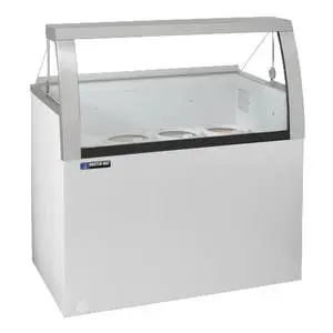 Master-Bilt 48" Low Curved Glass Ice Cream Dipping Cabinet - DD-46LCG