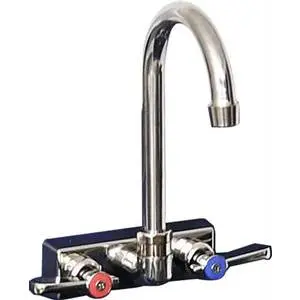 Evolution Series Splash Mount Faucet w/ 4" Gooseneck Spout