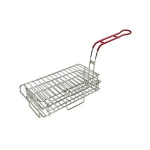 Winco 11-1/2" x 6" x 3-7/8" Chimichanga/Burrito Fry Basket - FB-03